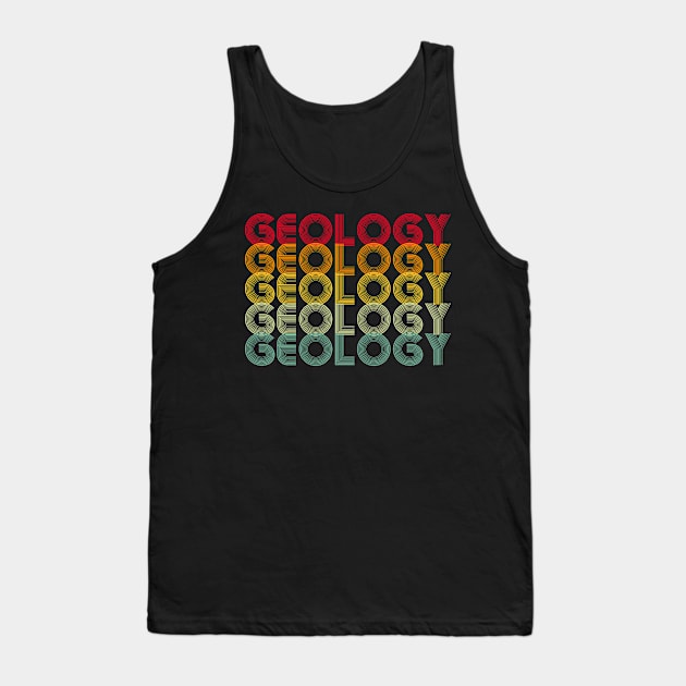 Geology- multi colored- Typography Tank Top by Crimson Leo Designs